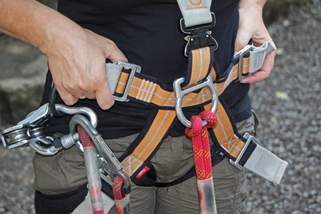 Rock climbing harness for kids