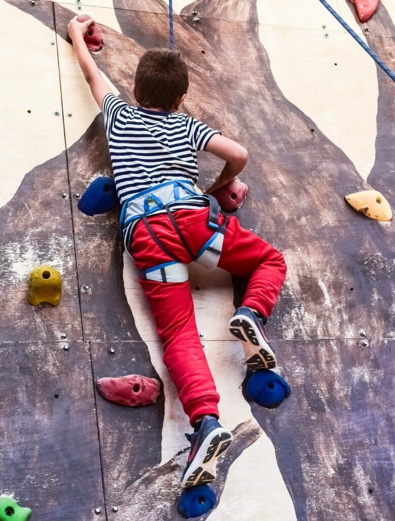 Benefits of kids rock climbing for special children