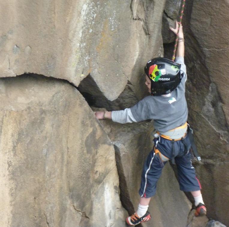 Rock Climbing with kids