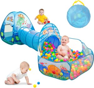 SUNBA YOUTH Kids Ball Pit Tents and Tunnels