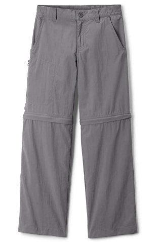 Columbia Boys Silver Ridge IV Convertible Pant Kids Rock Climbing Pants