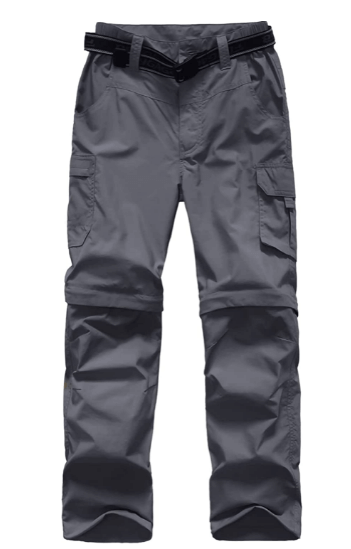 JOMLUN Boys Casual Quick Dry Outdoor Climbing Convertible Trouser