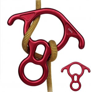 Trad Climbing Gear Belay